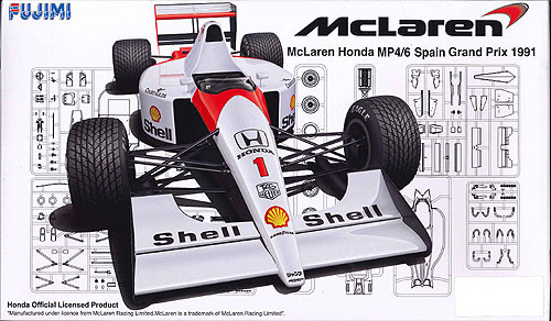 Fujimi GP SP34 F1 McLaren Honda MP4/6 Spain GP 1991 1/20 Scale Kit