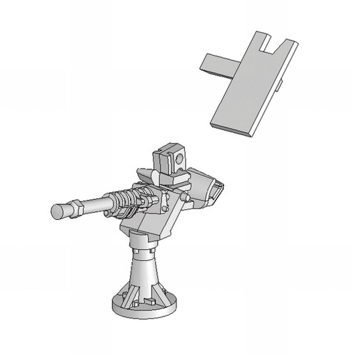 Fine Molds WA21 Type 96 25mm AA Gun Single Mount 1/700 Scale Kit