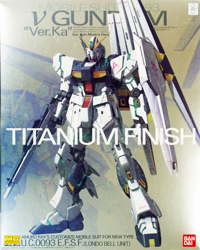 Bandai MG 865755 V Gundam RX-93 VersionKa Titanium Finish 1/100 Scale Kit