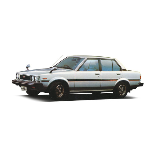 Aoshima 08744 TE71 Toyota Corolla 1600GT Sedan Early Version 1/24 Scale Kit