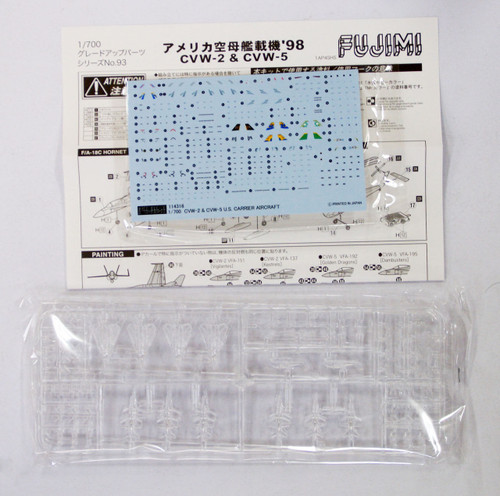 Fujimi 1/700 Gup93 Grade-Up Parts US Carrier Aircraft 1998 CVW2 & CVW5 (24 planes) 1/700 Scale