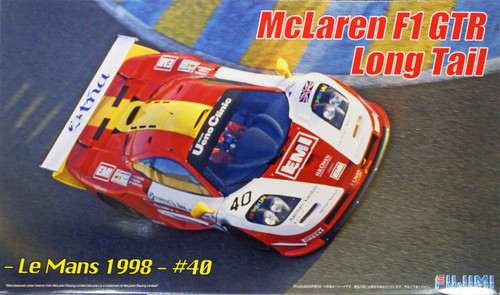 Fujimi RS-59 McLaren F1 GTR Long Tail Le Mans 1998 #40 1/24 Scale Kit 125947