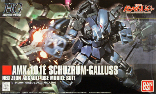 Bandai HGUC 183 Gundam AMX-101E SCHUZRUM-GALLUSS 1/144 Scale Kit