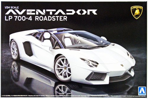 Aoshima 08652 Lamborghini Aventador LP700-4 Roadster 1/24 Scale Kit