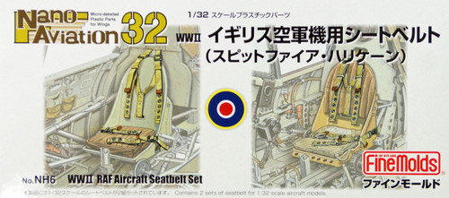 Fine Molds NH6 WW2 RAF Aircraft Seatbelt Set 1/32 Scale Kit