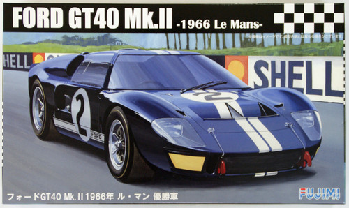 Fujimi RS-16 Ford GT40 Mk.II 1966 Le Mans 1/24 Scale Kit 126036
