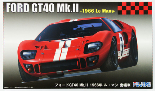 Fujimi RS-51 Ford GT40 Mk.II 1966 Le Mans 1/24 Scale Kit 126067