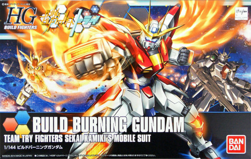 Bandai HG Build Fighters 018 BUILD BURNING Gundam 1/144 Scale Kit