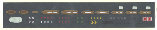 Fujimi TOKU-Easy 01 IJN BattleShip Nagato 1/700 Scale Kit