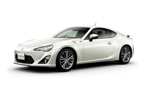 Aoshima 10051 Toyota 86 GT Limited 2012 Satin White Pearl 1/24 Scale Kit (Pre-painted Model)