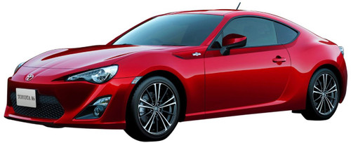 Aoshima 10068 Toyota 86 GT Limited 2012 Lightning Red 1/24 Scale Kit (Pre-painted Model)