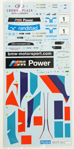 Fujimi RS-00 BMW Z4 GT3 2013 / 2014 1/24 Scale Kit 126081