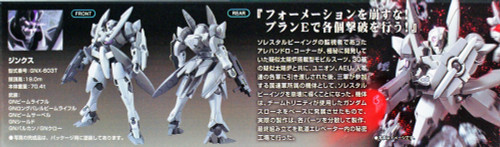 Bandai HG OO 18 Gundam GNX-603T GN-X 1/144 Scale Kit