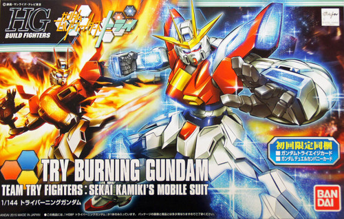 Bandai HG Build Fighters 028 TRY BURNING Gundam 1/144 Scale Kit