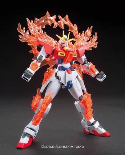 Bandai HG Build Fighters 028 TRY BURNING Gundam 1/144 Scale Kit