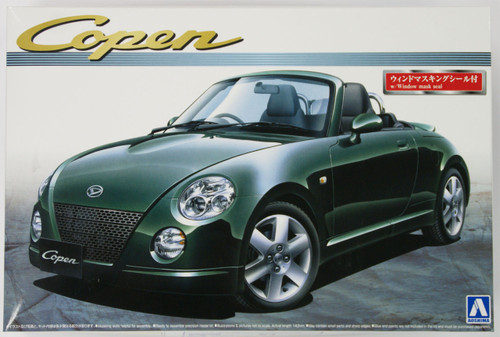 Aoshima 15131 Daihatsu Copen Active Top 1/24 Scale Kit