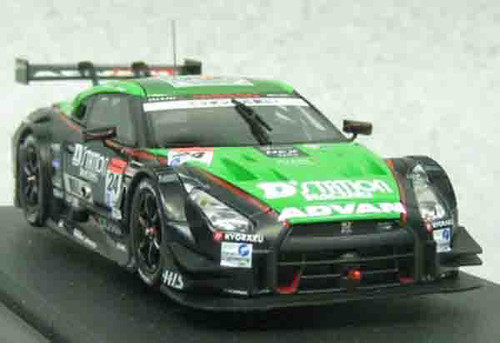 Ebbro 45063 D Station ADVAN GT-R SUPER GT500 2014, €No.24 Green Black 1/43 Scale