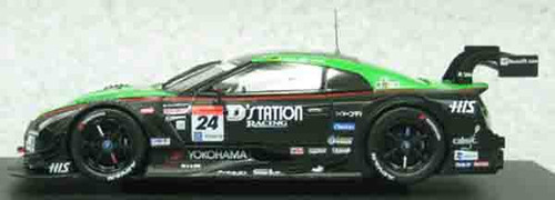 Ebbro 45063 D Station ADVAN GT-R SUPER GT500 2014, No.24 Green Black 1/43 Scale