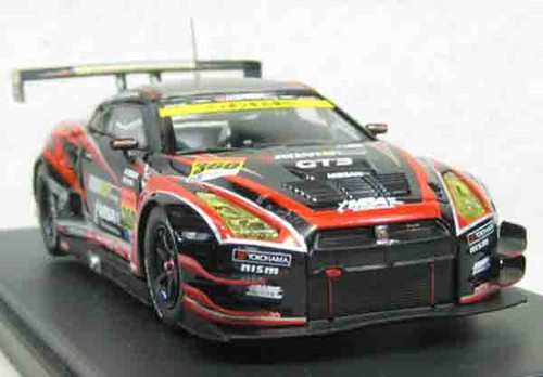 Ebbro 45086 OKINAWA IMP-RUN UP GT-R SUPER GT300 2014 No.360 Black 1/43 Scale