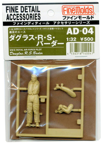 Fine Molds AD4 WW2 Royal Air Force Pilot Douglas Bader 1/32 Scale Kit