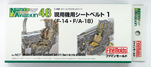 Fine Molds NC7 Modern Aircraft Seatbelt Set 1/48 Scale Kit