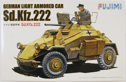 Fujimi WA19 World Armor German Light Armored Car Sd.Kfz.222 1/76 Scale Kit