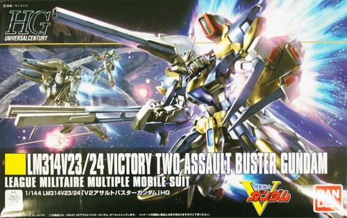 Bandai HGUC 189 LM314V23/24 Gundam VICTORY TWO ASSAULT BUSTER Gundam 1/144 Scale Kit