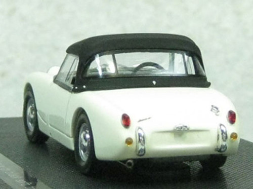 Ebbro 44458 AUSTIN HEALEY Sprite MK1Rhd White with black soft top 1/43 Scale