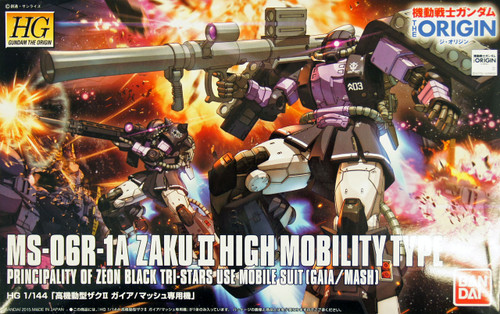 Bandai 966964 Gundam The Origin 003 MS-06R-1A ZAKU II 1/144 Scale Kit