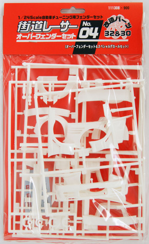 Fujimi KR-04 Fender Set 04 Over Fender Set & Special Decal Set 1/24 Scale