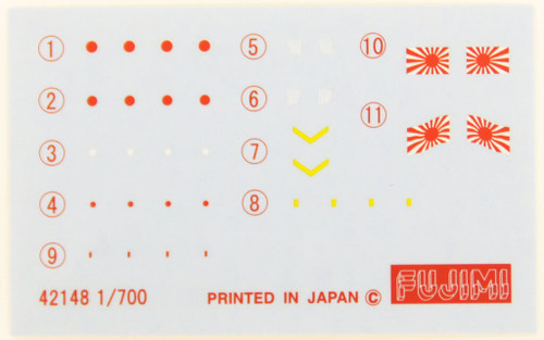Fujimi TOKU-90 IJN Japanese Naval BattleShip Nagato 1/700 Scale Kit