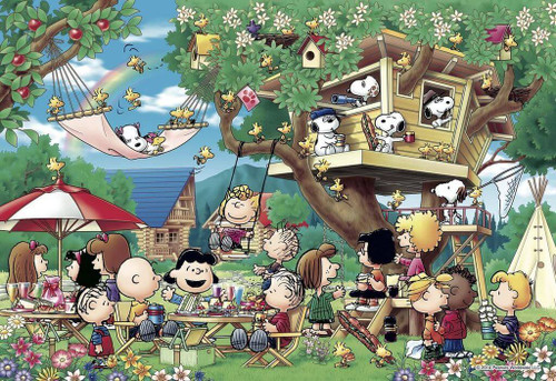 Apollo-sha Jigsaw Puzzle 48-747 Peanuts Snoopy Tree House (300 Pieces)
