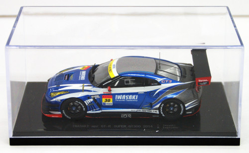 Ebbro 45079 IWASAKI apr GT-R SUPER GT300 2014 No.30 Blue 1/43 Scale