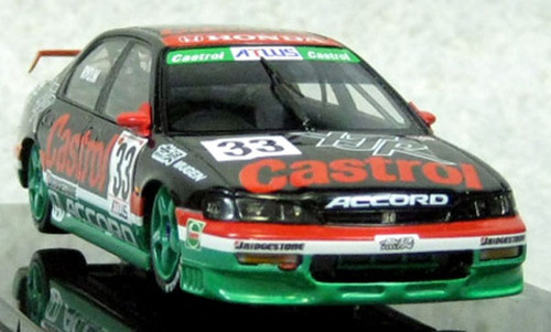 Ebbro 45136 CASTROL MUGEN ACCORD JTCC 1996 No.33 Black 1/43 Scale