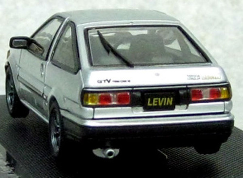 Ebbro 45186 Corolla Levin 1600 GTV with alloy wheel Silver 1/43 Scale