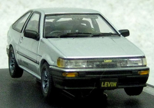 Ebbro 45186 Corolla Levin 1600 GTV with alloy wheel Silver 1/43 Scale