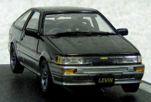 Ebbro 45187 Corolla Levin 1600 GTV with alloy wheel Black/Silver 1/43 Scale