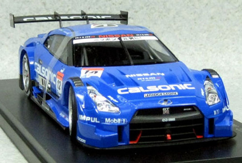 Ebbro 81017 CALSONIC IMPUL GT-R SUPER GT500 2014 Rd.2 Fuji No.12 Blue 1/18 Scale