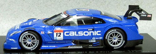 Ebbro 81017 CALSONIC IMPUL GT-R SUPER GT500 2014 Rd.2 Fuji No.12 Blue 1/18 Scale