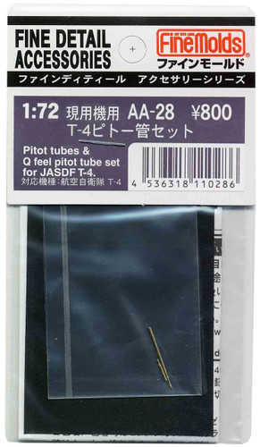 Fine Molds AA28 Pitot Tubes & Q Feel Pitot Tube Set for JASDF T-4 1/72 Scale Kit