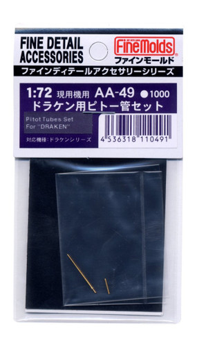 Fine Molds AA49 Pitot Tubes Set For DRAKEN 1/72 Scale Kit