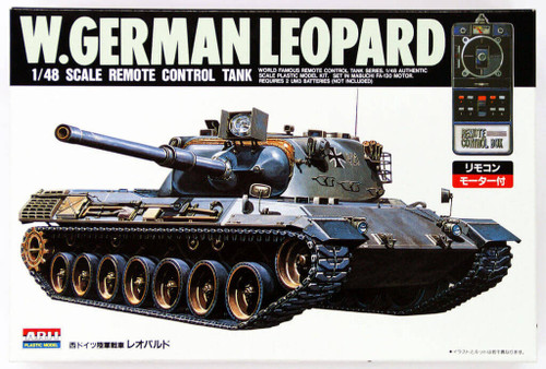 Arii 241028 W.German Leopard Remote Control Tank 1/48 Scale Kit (Microace)