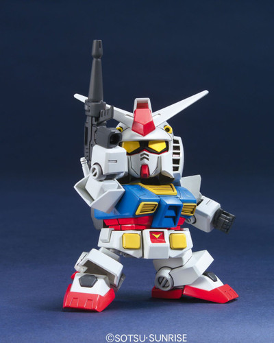 Bandai SD BB 329 Gundam RX-78-2 Gundam (Animation Color) Plastic Model Kit