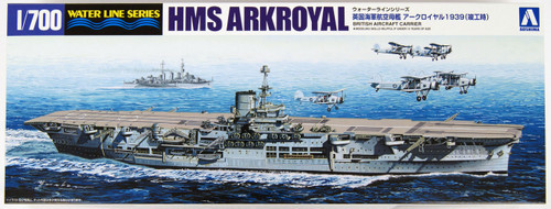 Aoshima Waterline 10235 HMS British Aircraft Carrier ARKROYAL 1939 1/700 Scale