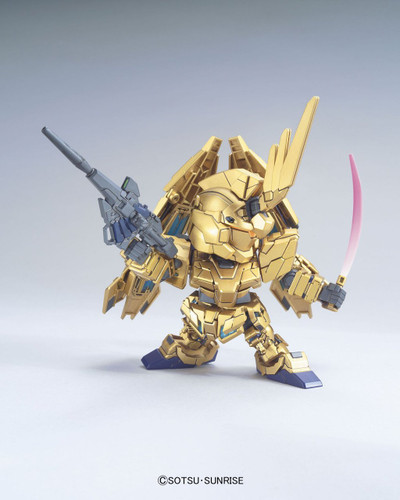 Bandai SD BB 394 Gundam Unicorn Gundam 03 Phenex Plastic Model Kit