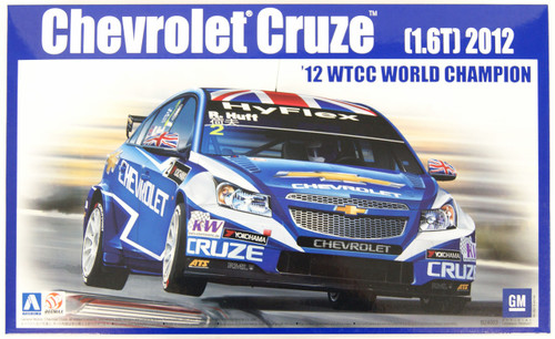 Aoshima 82997 Chevrolet Cruze (1.6T) 2012 WTCC World Champion 1/24 Scale Kit