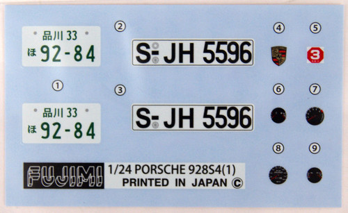 Fujimi RS-104 Porsche 928 S4 1/24 Scale Kit