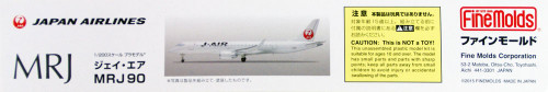Fine Molds 15505 Japan Airlines MRJ 90 1/200 Scale Kit