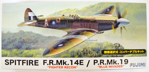 Fujimi F60 Spitfire F.R.Mk.14E (Fighter Recon) / P.R.Mk.19 (Blue Invader) 1/72 Scale convertible Kit
