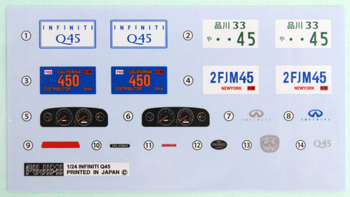 Fujimi ID-146 Nissan Infiniti Q45 1/24 Scale Kit 039459